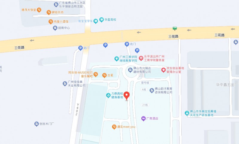 佛山花城工商高級(jí)技工學(xué)校三水校區(qū)地址，乘車(chē)路線