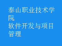 軟件開發(fā)與項(xiàng)目管理